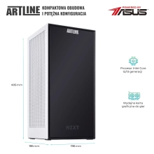 Komputer gamingowy ARTLINE Overlord H1 i7 12700F RX 6600 XT 8GB H1W1610 cena - zdjęcie 4