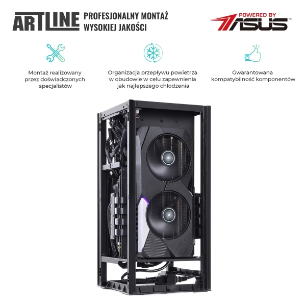 Komputer gamingowy ARTLINE Overlord H1 Ryzen 5 3600 GTX 1660 SUPER 6GB H1W1610 cena - zdjęcie 7