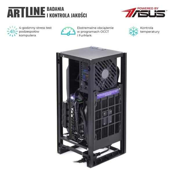 Komputer gamingowy ARTLINE Overlord H1 Ryzen 5 5600 RTX 3060 12GB H11610 cena - zdjęcie 8