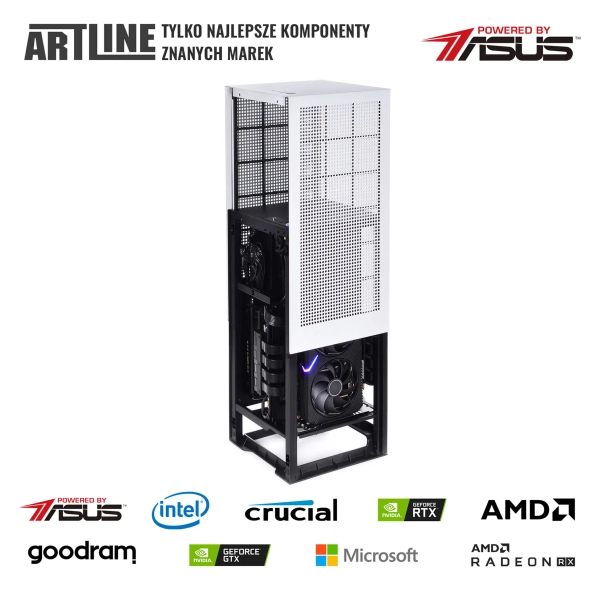 Komputer gamingowy ARTLINE Overlord H1 Ryzen 5 5600 RX 6600 8GB H1W1610 cena - zdjęcie 6