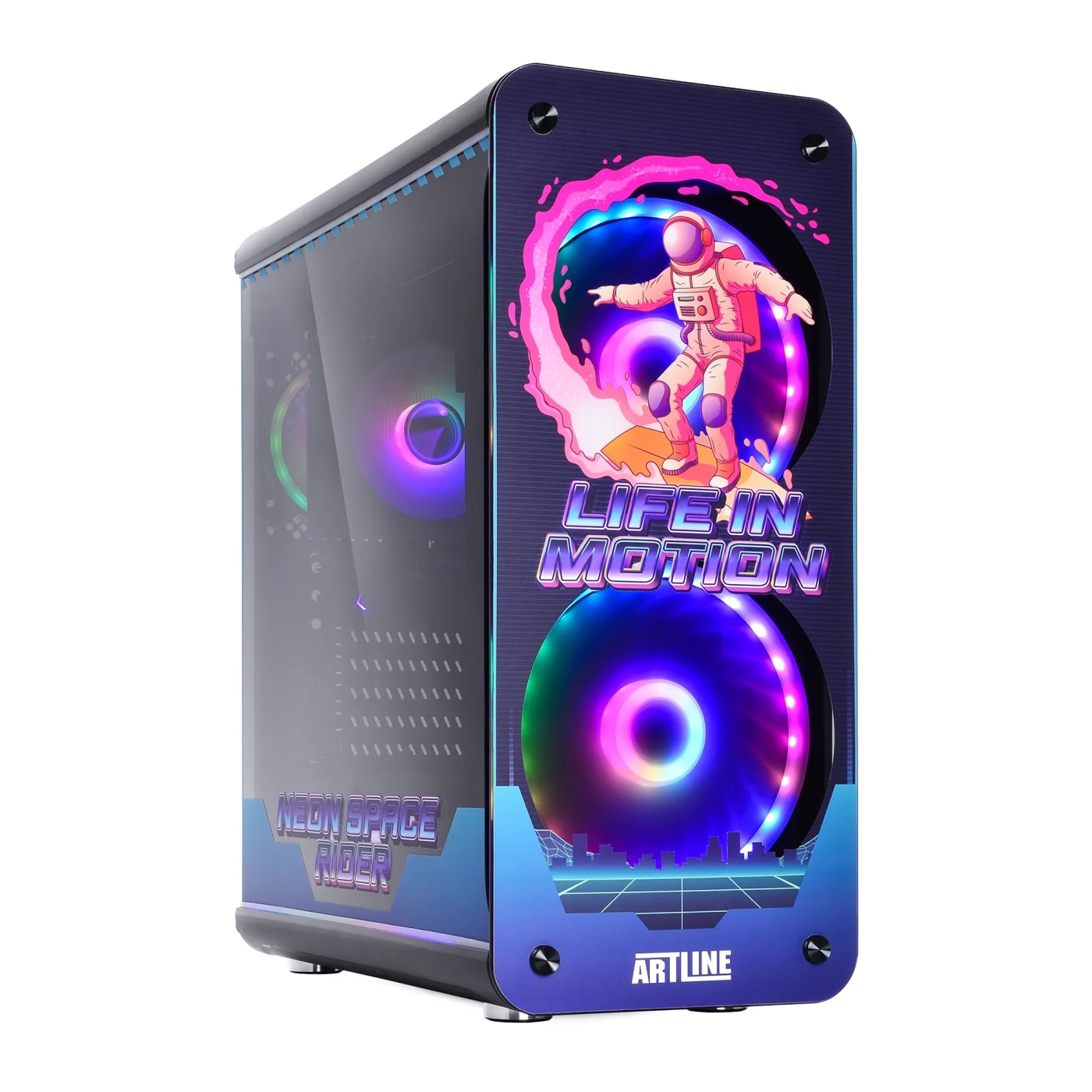 Komputer gamingowy ARTLINE Overlord NEON i7 11700F RTX 3060 12GB NR1642 cena - zdjęcie 0