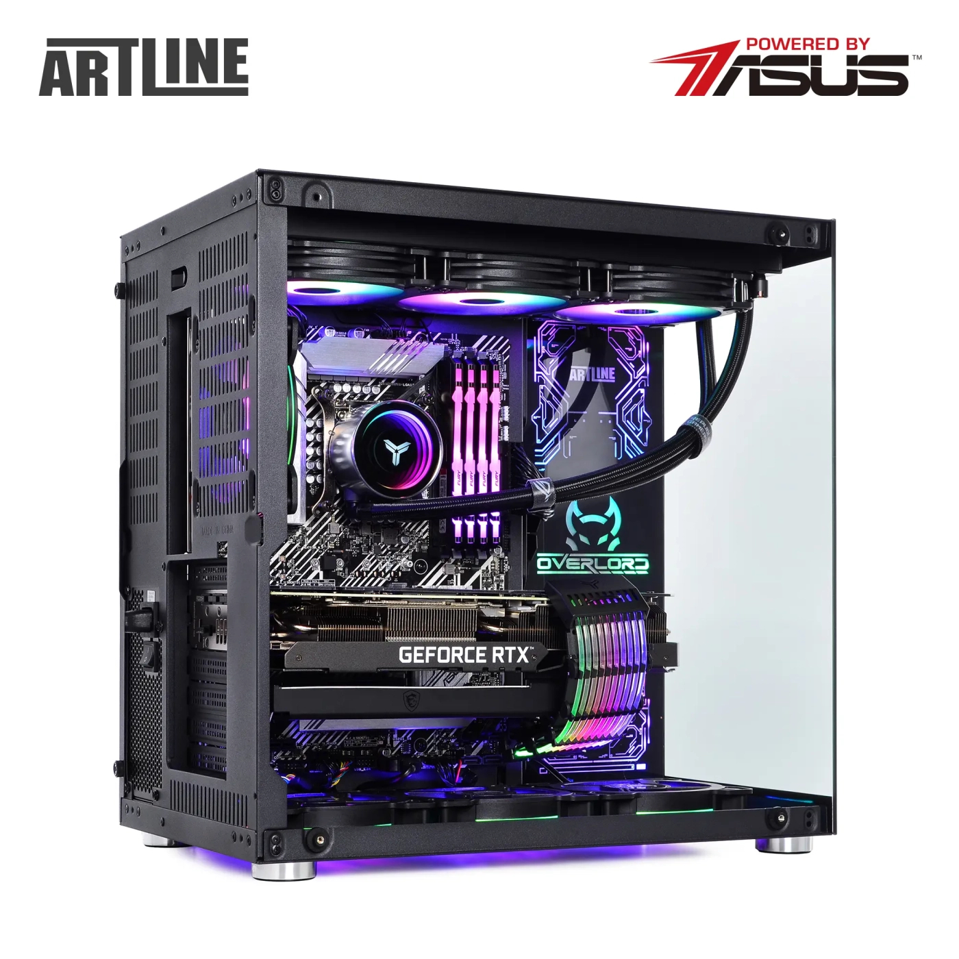 Komputer gamingowy ARTLINE Overlord X95 i7 12700KF RTX 4070 Ti 12GB OV641010Win cena - zdjęcie 2